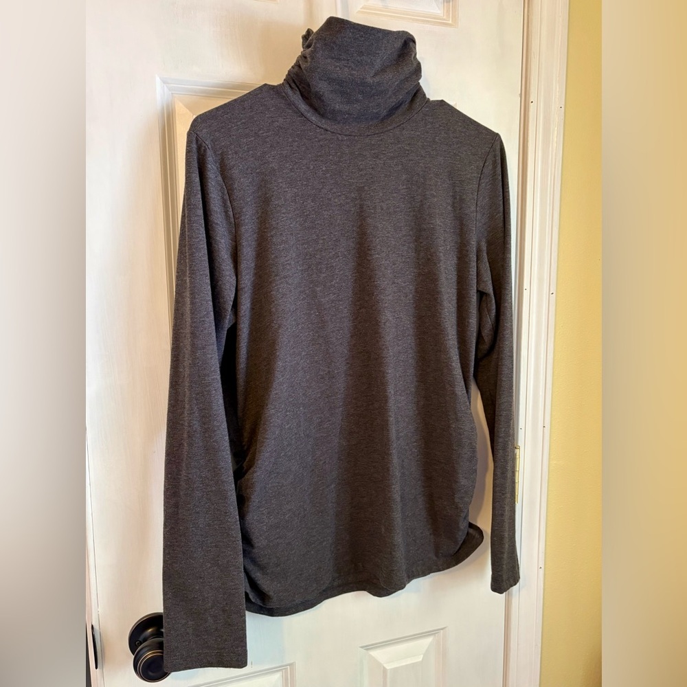 Coldwater Creek Dark Gray Turtleneck Top